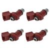 4PCS Fuel Injector 160CC 6D8-13761-00-00 For Yamaha Outboard 80BEL 75-90HP 4 Stroke