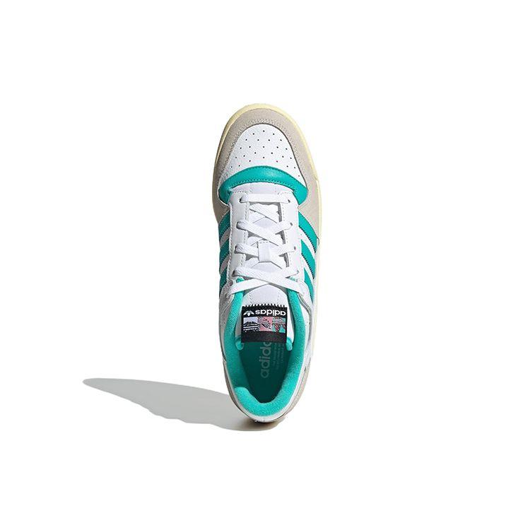 Adidas Forum Low CL White Mint Rush Unisex Sneakers Cloud-White Bliss-Pink HQ6875