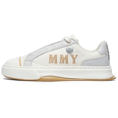 Mihara Yasuhiro X FM-4 Модные Прочные Низкие Кеды для Скейтбординга Женские кроссовки Ванильно-Ледяной Антарктический-Серый F12W234209FVA