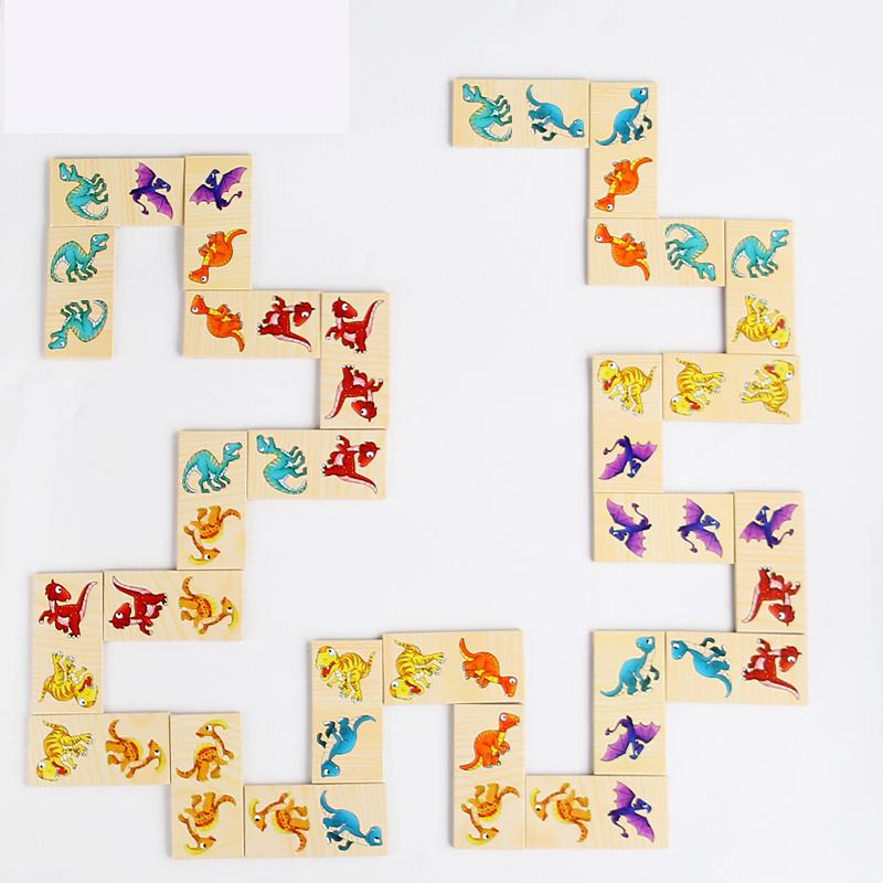 Игра-головоломка с царапинами по цепочке, деревянная игрушка-головоломка, настольная игра, детская, мультяшная, Монтессори, раннее развитие, дорожная, динозавр, фрукт, познавательная головоломка