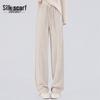 Women's Solid Color High-Waist Drapey Loose Fit Drawstring Pants