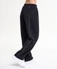Leijibi Тренировочные брюки Oversize Line Широкие Спортивная одежда Тренировочная одежда Брюки с эластичным поясом W Черный 2