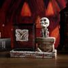 Resin Crafts Halloween Skull Pen Holder Funny Skeleton Toothbrush Holder  Home Desktop Decoration