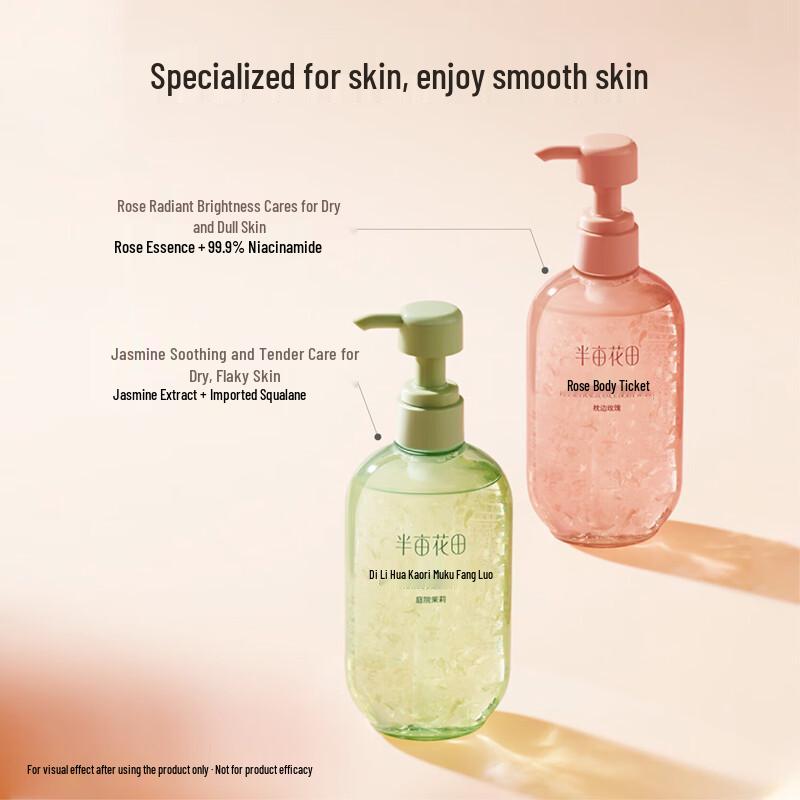 Ban Mu Hua Tian Mite Cleansing Soap & Jasmine Shower Gel Set