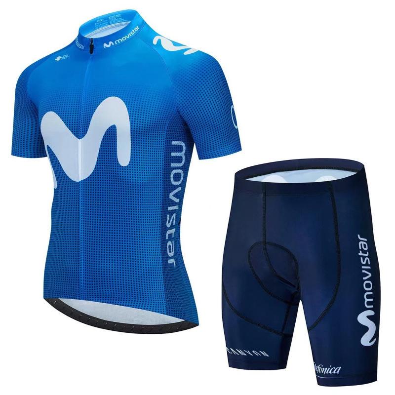 Summer Professional Team Edition Short Sleeve Set Bicycle Highway Mountain Sportswear Quick Drying Breathable Cycling Equipment