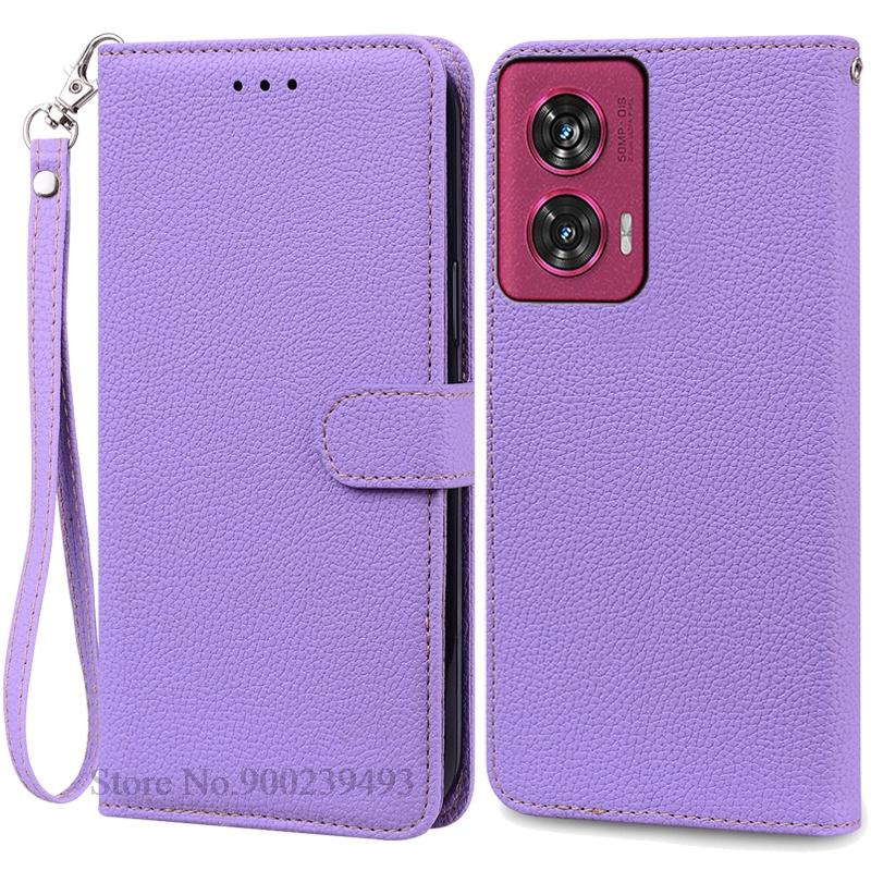 Для Motorola Edge 50 Fusion чехол-кошелек кожаный флип-чехол для Moto Edge 50 Fusion чехол-подставка книжка чехол-книжка Fundas Capa