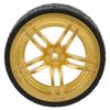 1Celsius10 Racing RC Car Wheel Plastic Wheel Hub with Grooved Rubber RC Car Spare Accessory