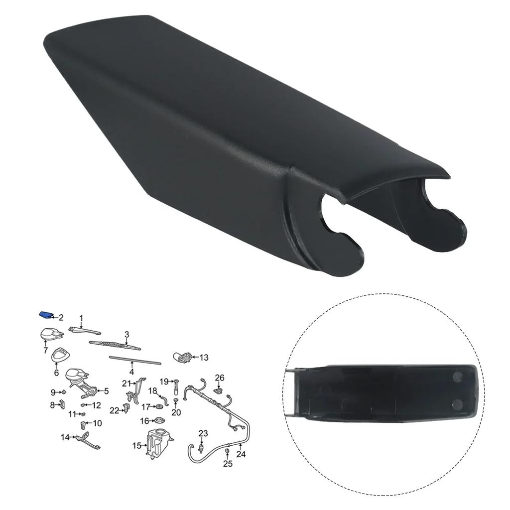 Car Windshield Wiper Cover For Mercedes For Benz W124 W201 W210 Auto Wind Screen Wiper Cap ABS Lid A1248240349