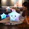 Soft Electronic Star Plush Toy LED Soft Star Pillow LED Star Doll Toy  For Valentine's Day Gifts