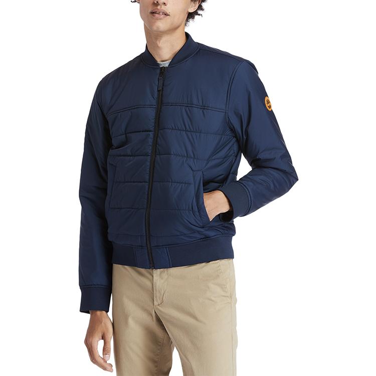 Timberland Двусторонняя хлопковая куртка Мужские куртки Deep-Sapphire-Blue A2ET3-433