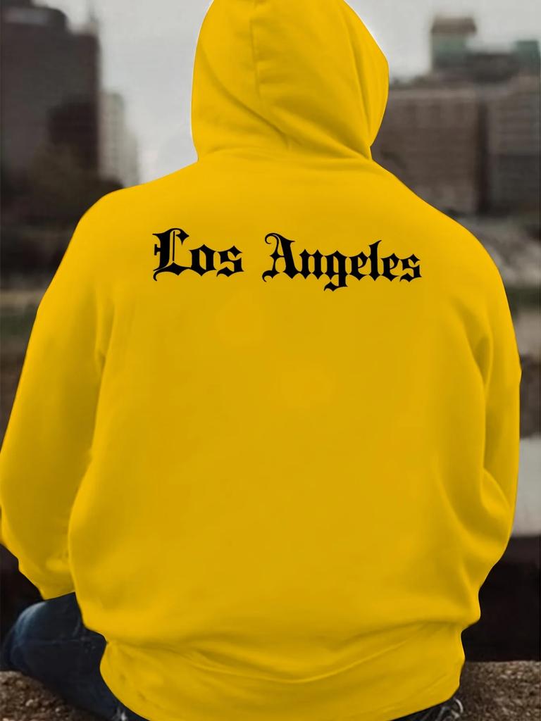 2025 men's women's trendy loose hooded sweatshirt front back