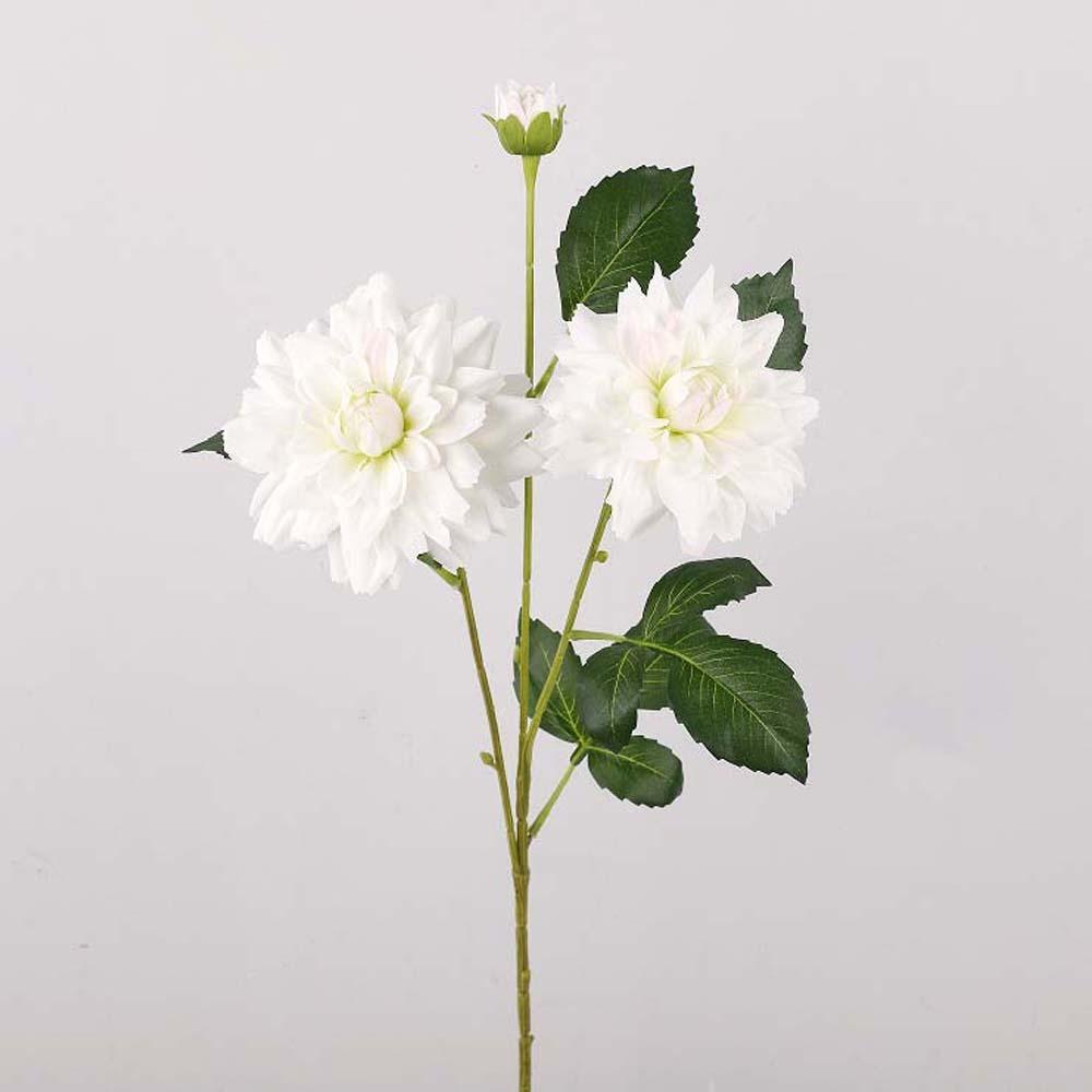Real Touch Simulation Big Dahlia Realistic Faux Dahlia Branch Fake Flower  Party Favors