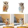 Vivid Owl Statue Cute Desktop Ornament Micro Landscape Bird Miniature Figurine  Home