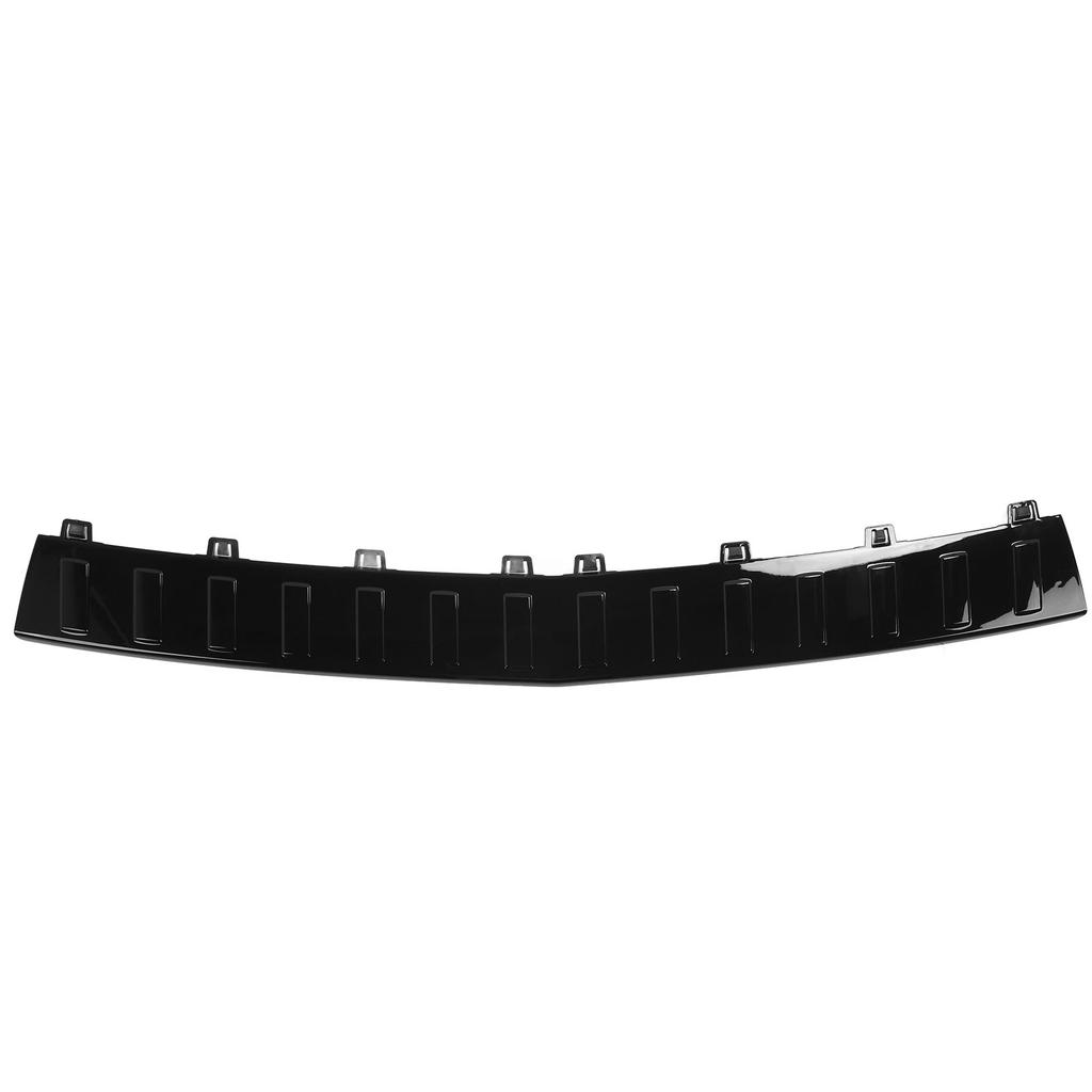 Rear Bumper Trunk Step Pad Trim Foot Plate Sill Guard Replacement For Benz GLK‑Class X204 2008 to 2015 Glossy Black: