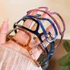 Women Headband Anti-slip Teeth Glasses Frame Design Acrylic Material Lightweight Hair Hoop Hair Accessories