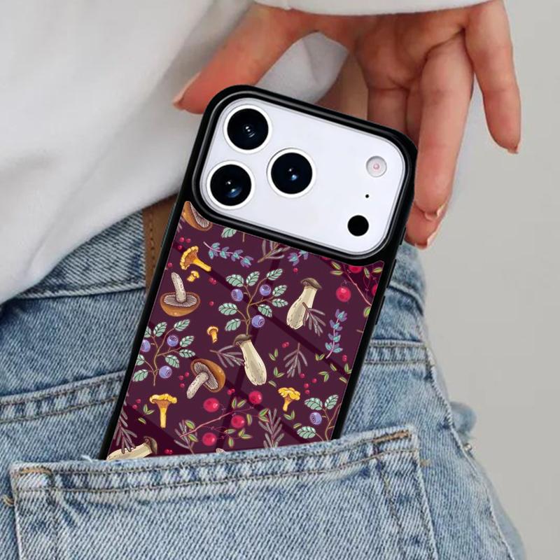 Чехол для телефона «Волшебные грибы» для iPhone 17ProMax 12 13 14 15 16e 17 Pro Max Plus Air Cover