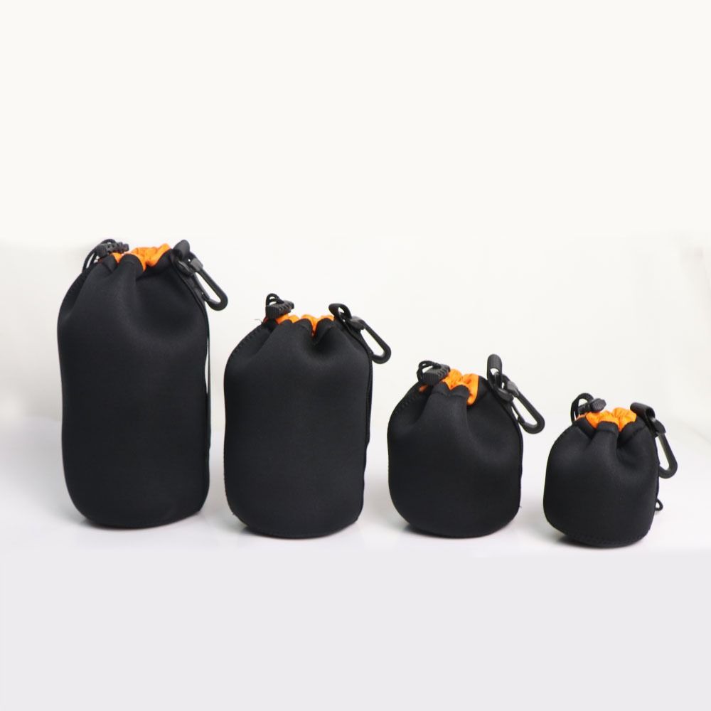 Plush Camera Lens Pouch Bag Neoprene Waterproof Lens Bag Soft Neoprene Lens Bag Digital SLR Camera