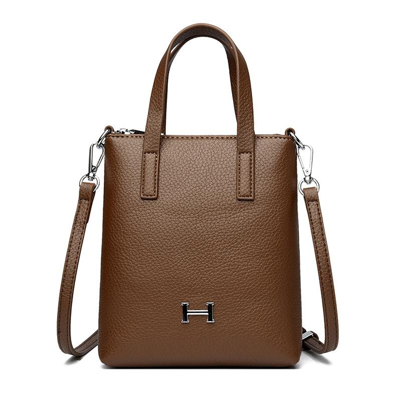 Single-shoulder Bag Large-capacity Women's Bucket Bag Detachable Shoulder Strap Retro Handbag