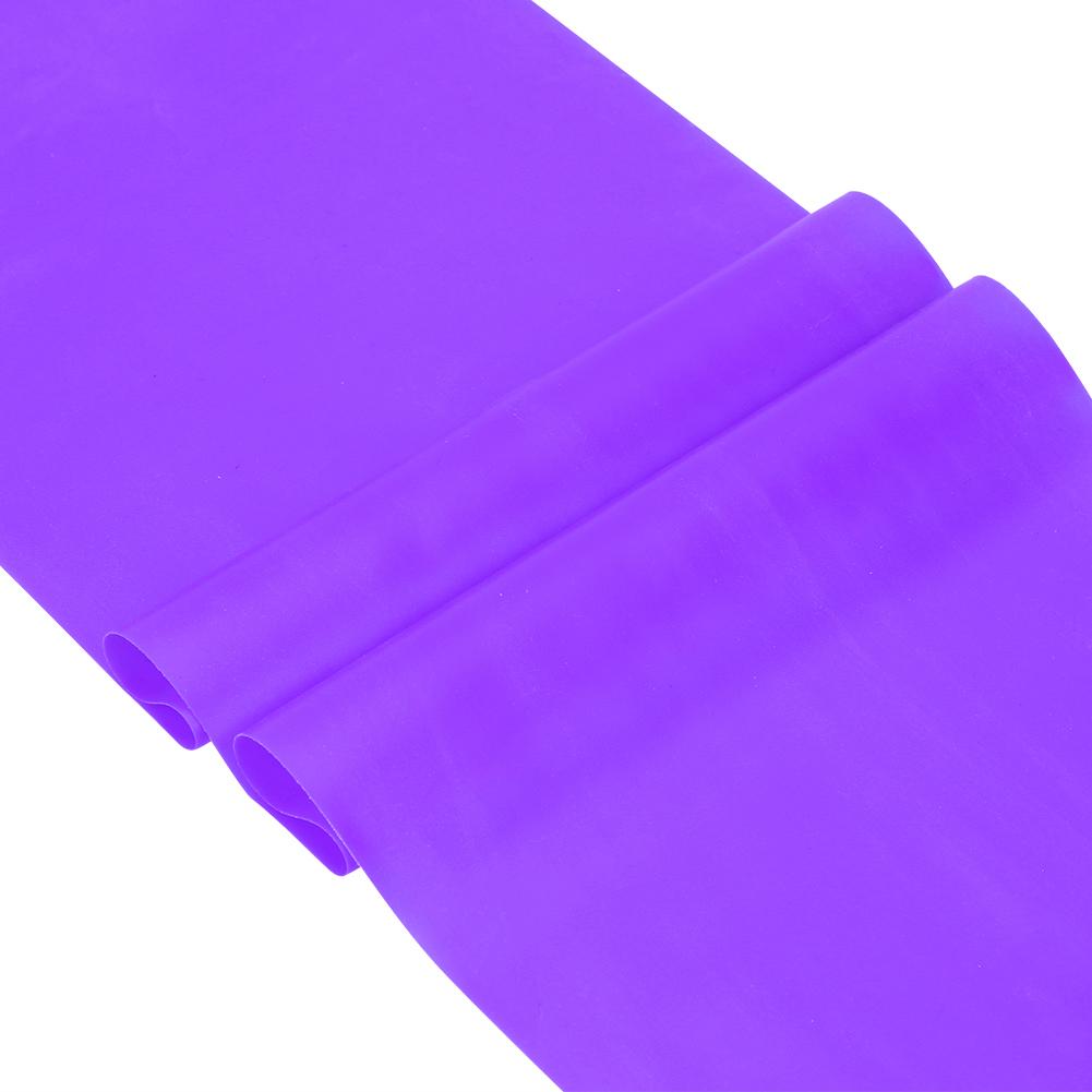 2 м эластичный ремень для йоги, эспандер, фитнес-упражнения, пояс для тренировок, аксессуар(фиолетовый)