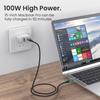Mobile Phone Data Line Quick Charge 4.0 PD 100W USB C To USB Type C Cable Right Angle Fast Charging