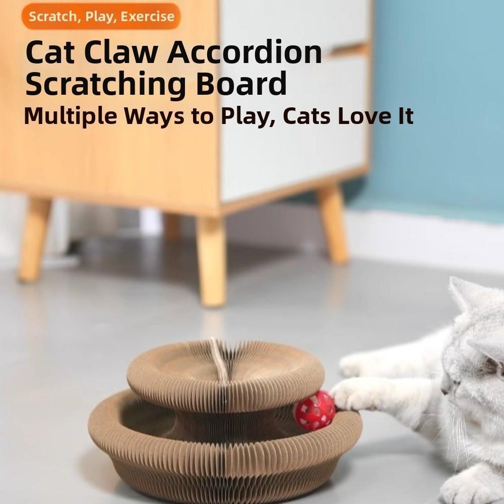 Wear-Resistant Claw Grinding Board Unbreakable Cat Teaser Toy  Playtime Activity