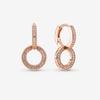 New 925 Sterling Silver Earrings for Women Luxury Rose Gold Color Heart Star Moon Earrings Fine Birthday Wedding Jewelry Gifts