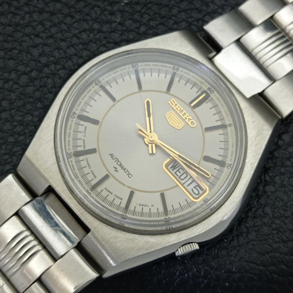 Б/у оригинальные старинные часы SEIKO 5 с автоподзаводом из Японии, мужские, оригинальный циферблат a433470-2 R116-a433470