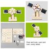 45659 Sets DIY Solar Artificial Satellite Model Kit Educational Handmade Wooden Puzzle Satellite