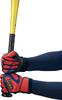 ZETT Impact Z Baseball Batting General Red x Navy BG19202B Gloves, Ambidextrous, Use, (6429), Large,