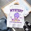 Cartoon Print Fashion Kids Clothing Short Sleeve T-Shirt Casual Comfortable T-shirt Girls