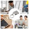 TVETE Compact Tape Measure (1-Pack) Compact Metal Tape Measure, 1m, Mini Tape Measure, Extendable Tape Measure with Keychain, Portable Pocket Mini Tap