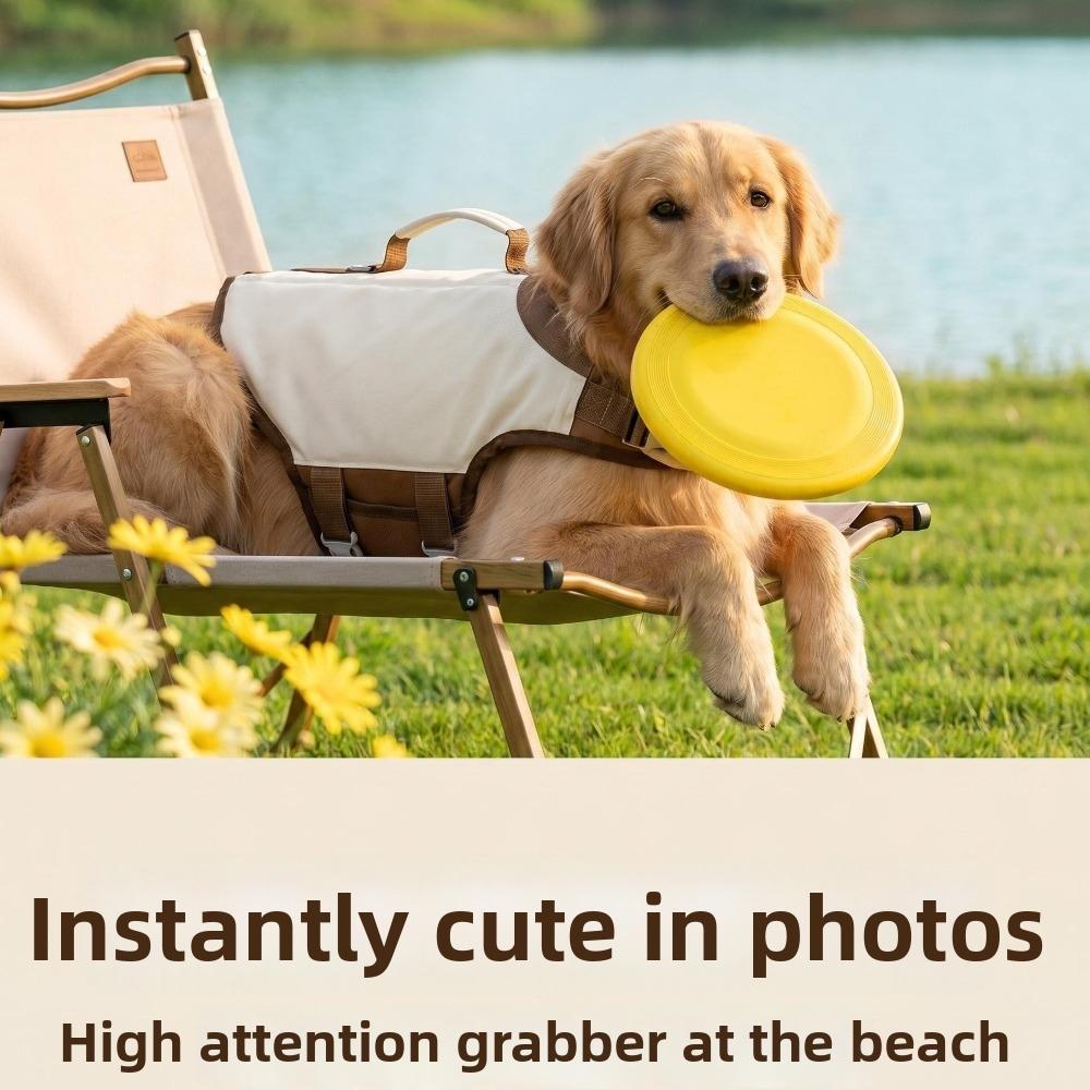 Breathable Pet Swimming Suit Adjustable Dog Flotation Vest Dog Safety Vest Water Safety