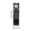 PCIe NVME M.2 Solid Disk Expansion Card Fast Speed Data  Transfer Type E 4Pin Power Support Adapter