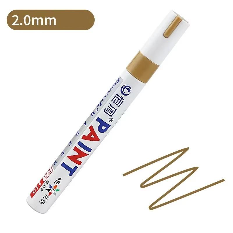 Многофункциональные маркеры с металлическим блеском и фибровой головкой, водостойкие, быстросохнущие, для шинной промышленности, масляные, для ремонта краски, цветные маркеры