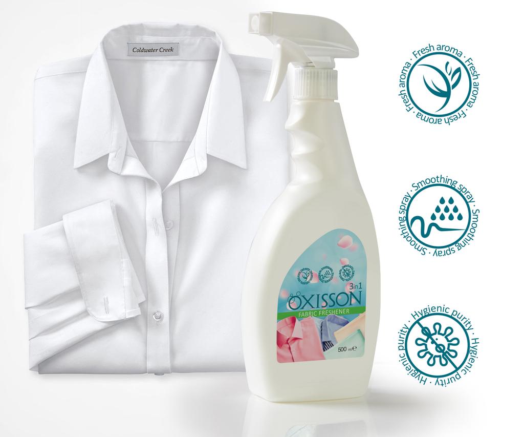 Textile Freshener and Smoothing Agent Oxisson, Sweden