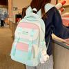 Детские школьные ранцы для девочек начальной школы, средней школы, цветная комбинация, высокая ценность и грязеотталкивающий рюкзак