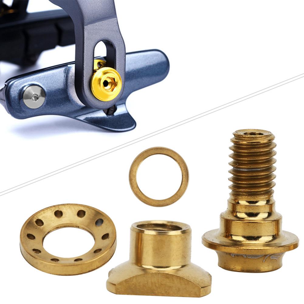 16 pcs C Clamp Brake Shoes Nuts Kit Bolt Titanium Alloy Screws Set for Road Bicycle Bikegold