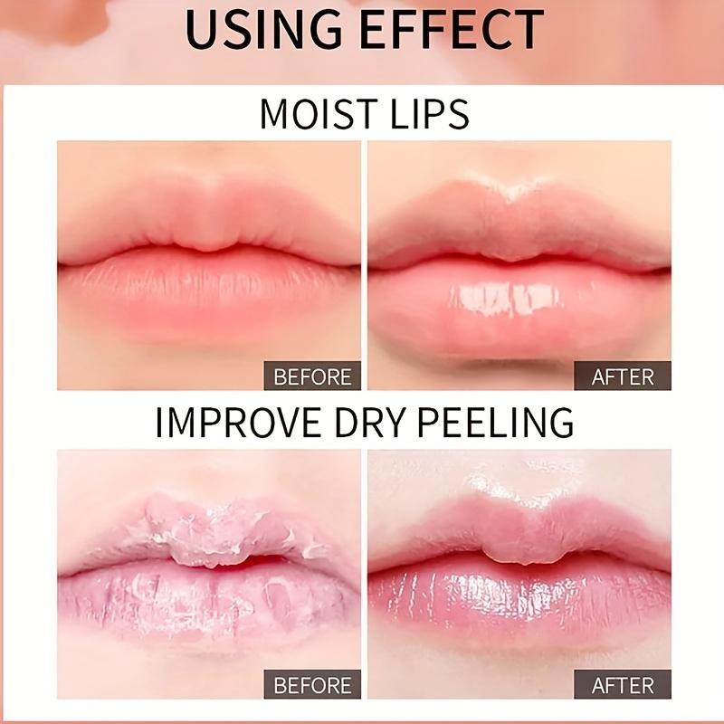 Lip Plumping Ampoule Small Lip Oil Moisturizing Waterproof Hydrating Velvet Moisturizing Transparent Lip Gloss Lip Oil Makeup