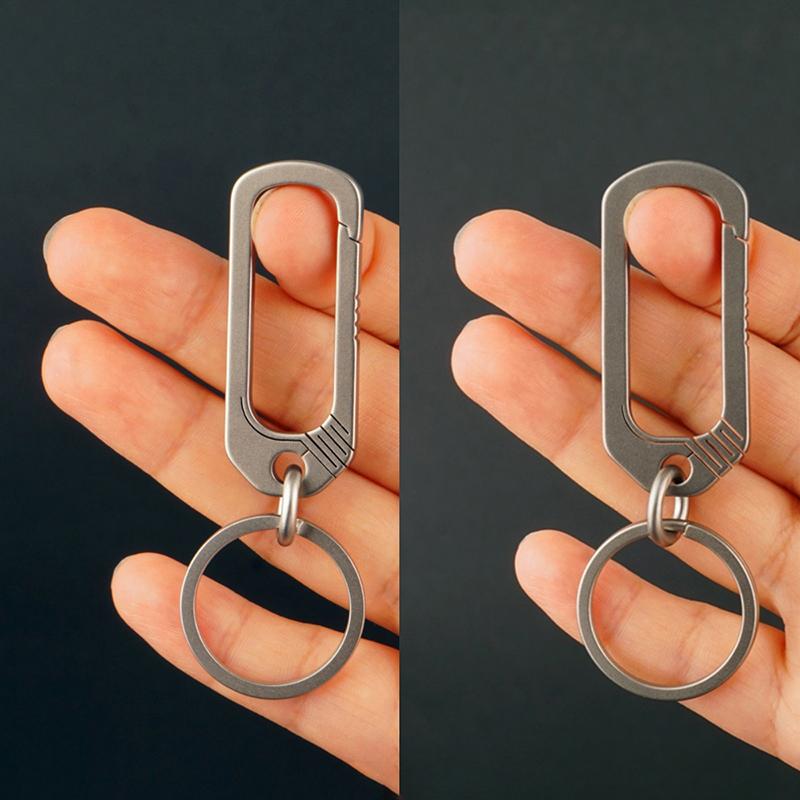 Титановая пряжка брелок титановый сплав креативные пряжки кемпинговые аксессуары карманный инструмент для отдыха на природе