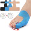 10pcs Hallux Valgus Fixed Support Athletic Elastic Bandage Toe Anti-Friction Safety Tape Patch Unisex Foot Care Tools