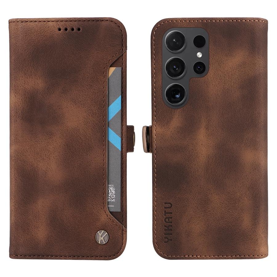 Чехол для телефона Samsung S25 S24 S23 S22 S21 A16 A15 A35 A55 A14 A54 A13 A33 A53 с 3 отделениями для карт и 1 карманом для наличных, чехол-кошелек из матовой искусственной кожи