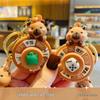 Capybara Spinner Keychain: Free Shipping & Newcomers Save ¥5! Perfect for Car Keys & Backpacks.