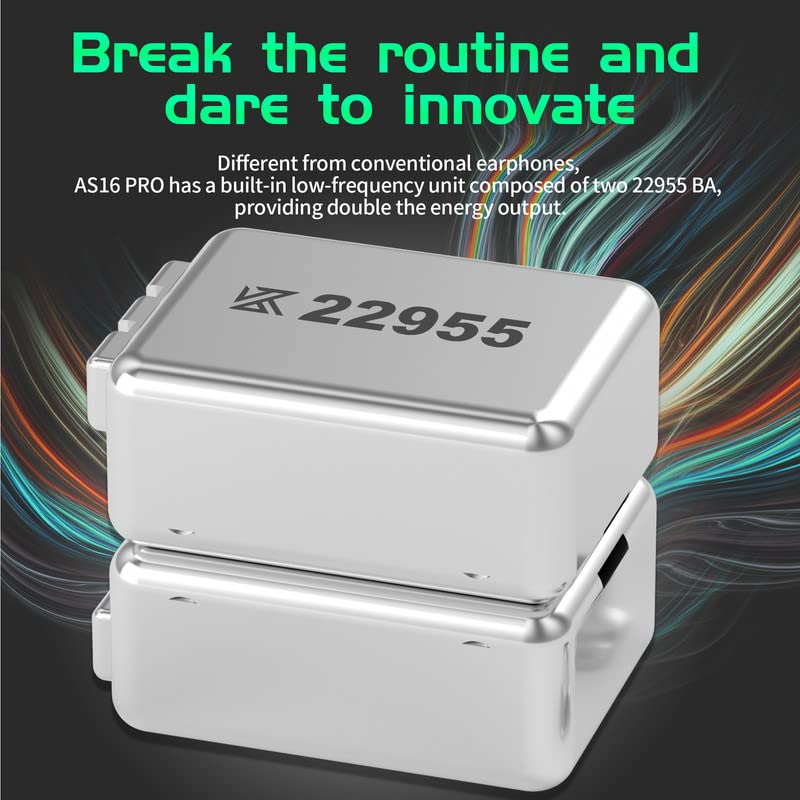 Проводные наушники KZ AS16Pro 8BA с шумоподавлением профессионального класса, съемные наушники HIFI 2Pin, мм, музыкальные наушники, обновленная модель с 3,5-дюймовыми вкладышами