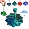 3D Printed Expanded Sensory Fidget Star,Expandable 4.33Inch Fractal Fidget Toys Octagonal With Detachable Handle