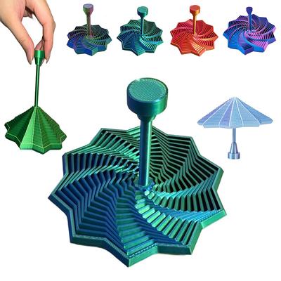 Расширенная сенсорная фиджет-звезда, напечатанная на 3D-принтере, расширяемая, 4,33 дюйма, фрактальные фиджет-игрушки, восьмиугольная, со съемной ручкой