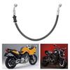 Motorcycle Brake Line Clutch Pipe Heat Insulation Sensitive Steel PVC Black Universal40cm15.7in