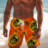 Мужские костюмы с черепами Купальные плавки Шорты для плавания Boardshorts Средняя посадка Модная уличная одежда Дизайнерские Повседневные Ежедневные Праздничные