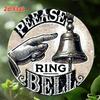 Retro Ring Bell Metal Sign Vintage Aluminum Plaque Wall Decor