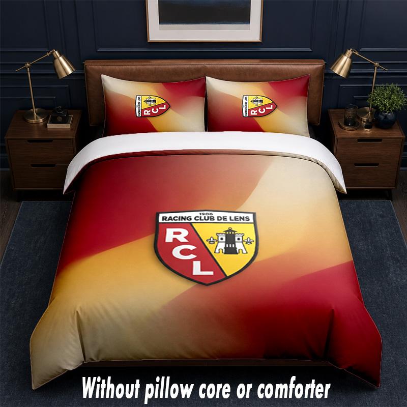 Lens FC Design Bed Bedding Set 1 Duvet Cover + 2 Pillowcases Soft Breathable Household Bed Linens
