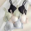 Pure Desire Lace Thin Underwear - Small Chest Enhancing Cross Cup Bra